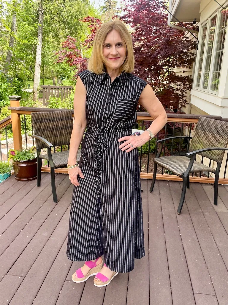 Transform your Summer Workwear with this Wide Leg Jumpsuit